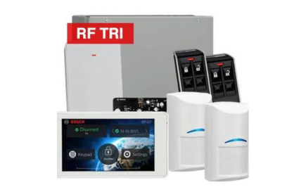 BOSCH, Solution 3000, Wireless Alarm kit, Includes ICP-SOL3-P panel, IUI-SOL-TS5 5" LCD Touchscreen keypad, 2x RFDL-11 Wireless Tri-Tech detectors, B810 Wireless receiver, 2x RFKF-FB transmitters