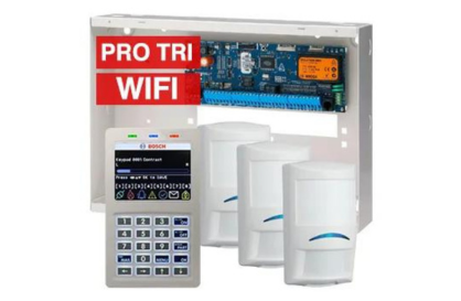 BOSCH, Solution 6000, Alarm kit, Includes CC610PB panel, CP737B Wifi Prox LCD keypad, 3x ISC-PDL1-W18G Tritech detectors