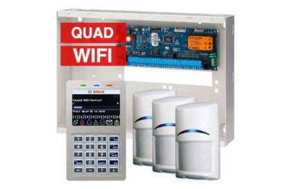 BOSCH, Solution 6000, Alarm kit, Includes CC610PB panel, CP737B Wifi Prox LCD keypad, 3x ISC-BPQ2-W12 Quad PIR detectors