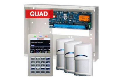 BOSCH, Solution 6000, Alarm kit, Includes CC610PB panel, CP736B Smart Prox LCD keypad, 3x ISC-BPQ2-W12 Quad PIR detectors